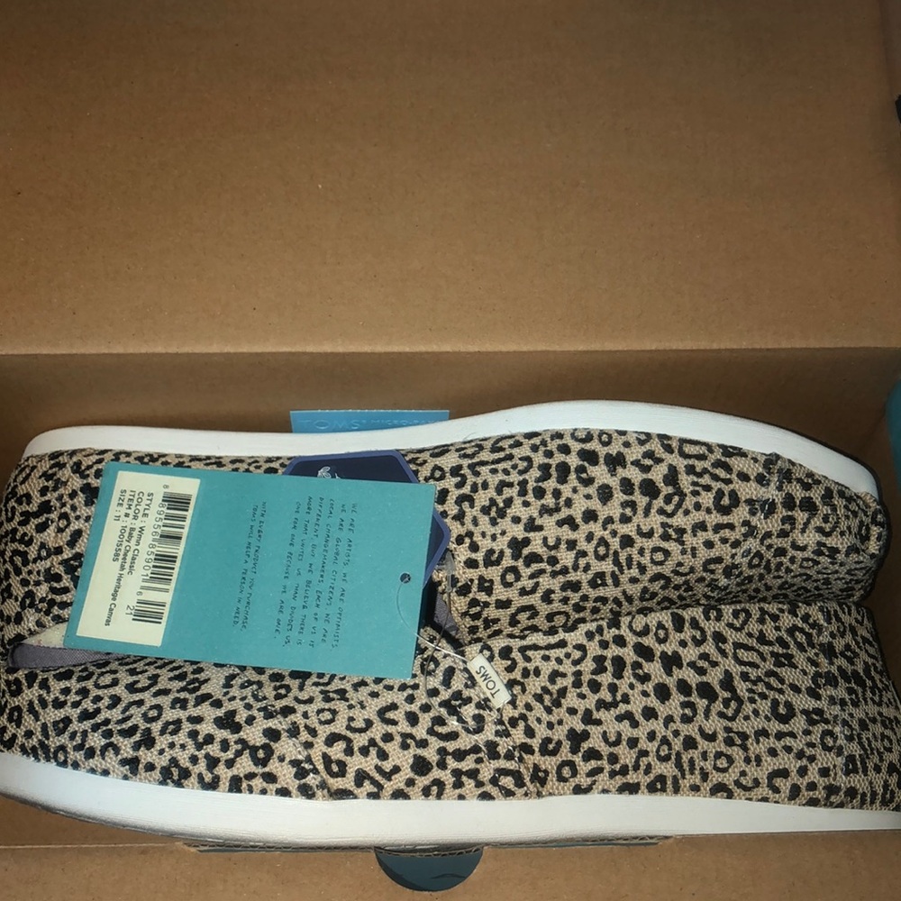 Toms Classic Baby Cheetah Heritage Canvas